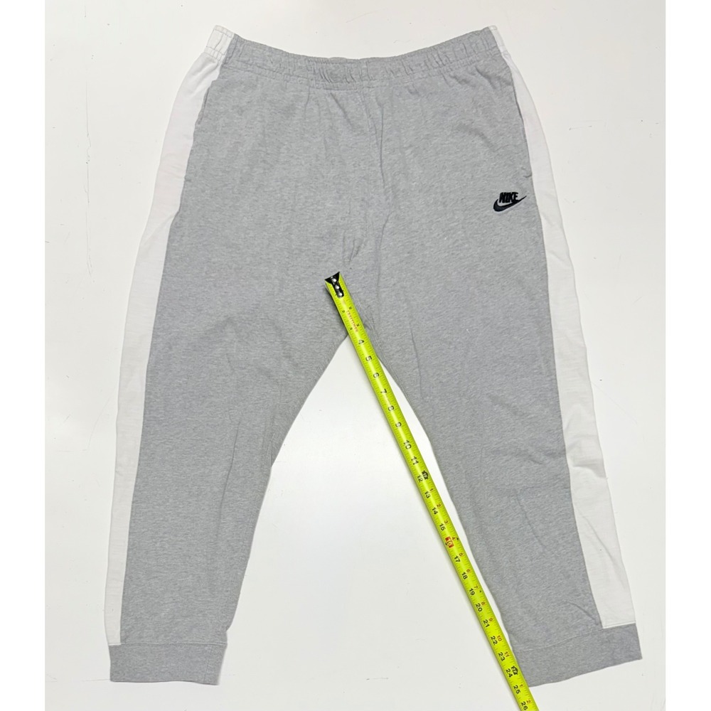 Nike Sportswear Women XXL Gray White Stripe Joggers Cotton Sweatpants XXL Jordan